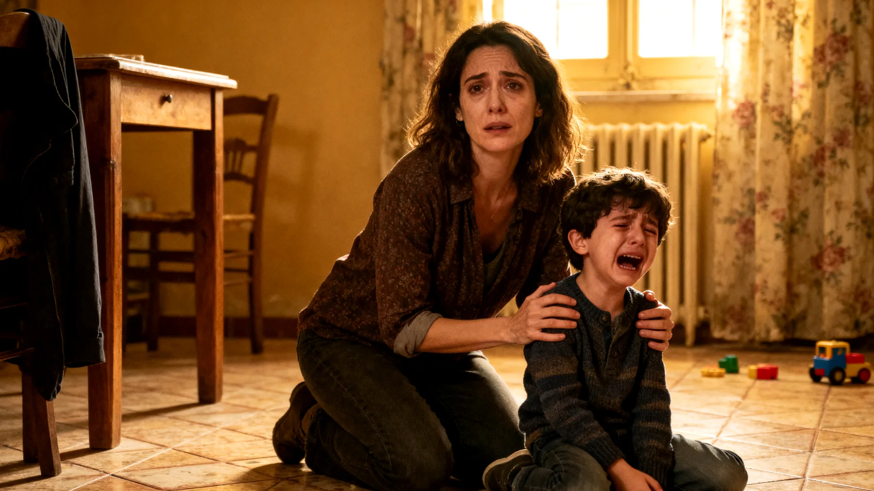 La mamma fatica a gestire le forti reazioni emotive del bambino, come crisi di pianto inconsolabile, scoppi di rabbia improvvisa, stati d'ansia e paure intense, senza sapere come rispondere in modo efficace e senza sentirsi sopraffatta a sua volta."