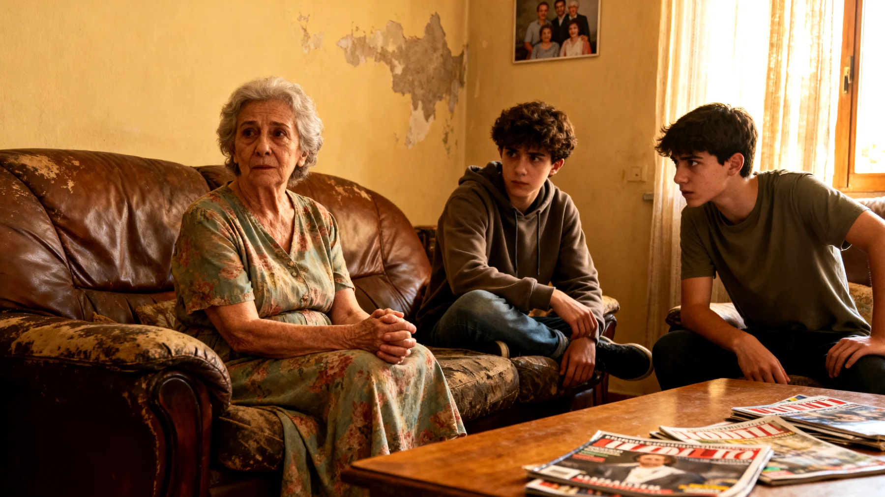 La nonna fatica a porre limiti chiari ai nipoti adolescenti, cedendo sistematicamente alle loro richieste per paura di deluderli o di perdere il loro affetto, generando confusione nei ragazzi e tensioni con i genitori."