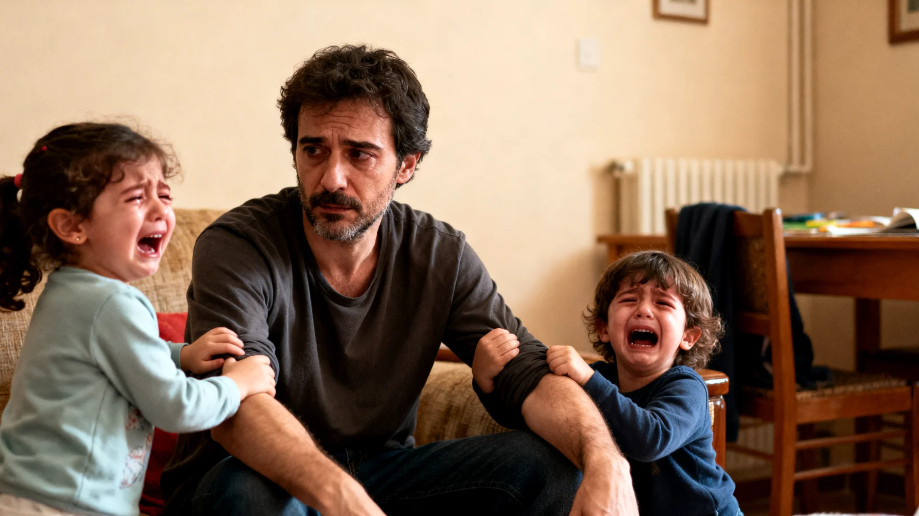 Il papà fatica a stabilire regole chiare e coerenti con i bambini: ogni volta che fissa un limite, cede alle proteste o al pianto, mandando messaggi contraddittori che disorientano i figli e alimentano comportamenti sempre più sfidanti."