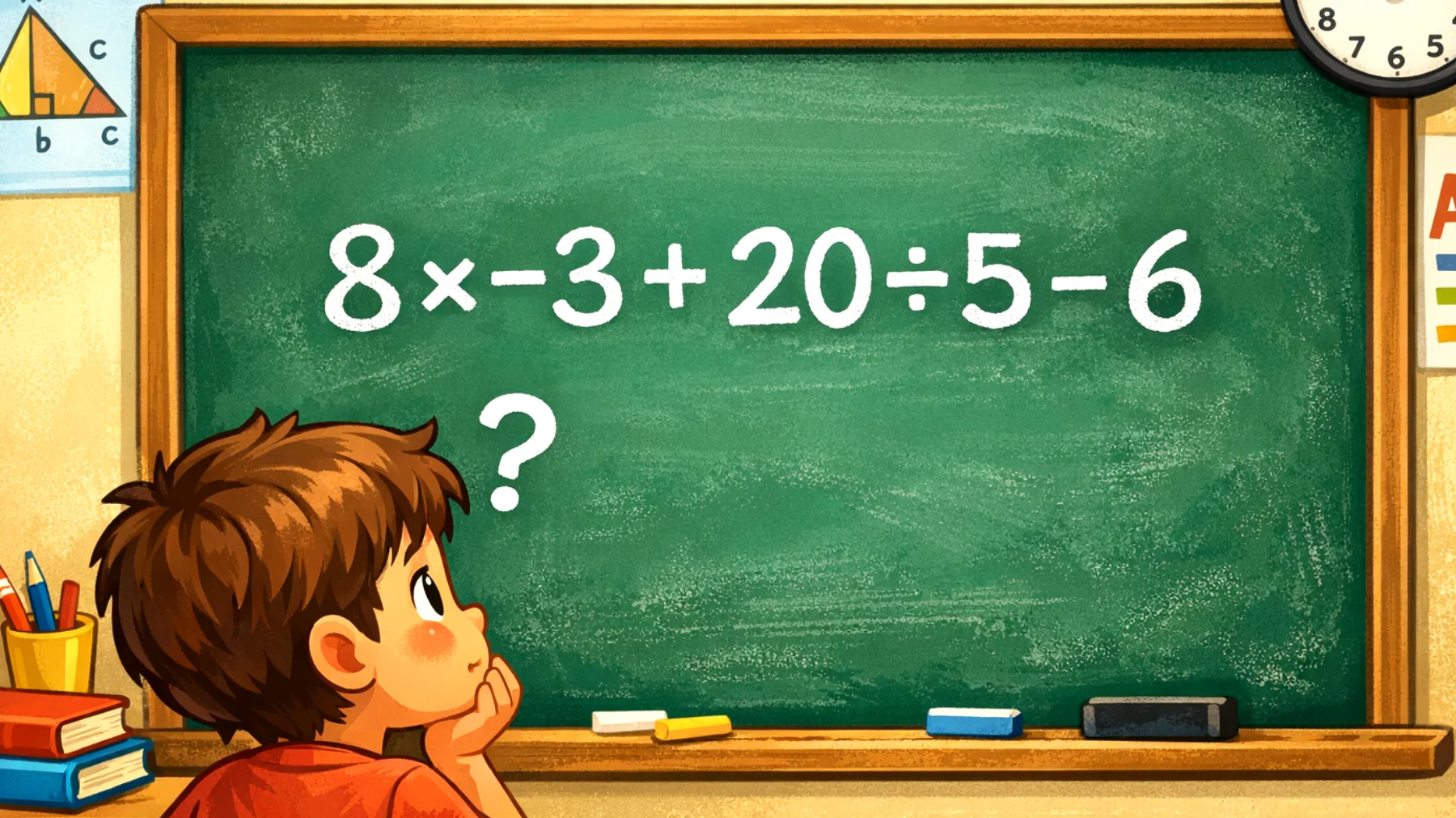 Questo calcolo manda in tilt il 90% delle persone: solo le menti davvero brillanti trovano il risultato giusto"